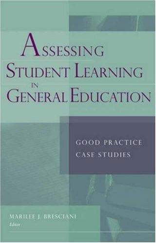 Tapa de Assessing Student Learning in General Education