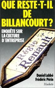 Tapa de Que reste-t-il de Billancourt?
