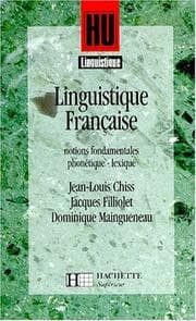 Tapa de Linguistique française