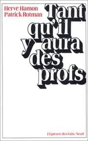 Tapa de Tant qu'il y aura des profs