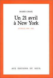 Tapa de Un 21 avril à New York