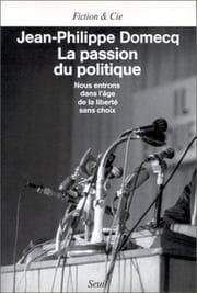 Tapa de La passion du politique