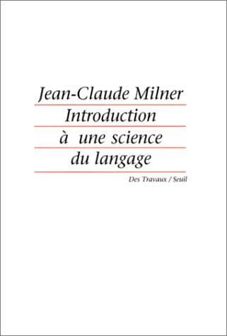 Tapa de Introduction à une science du langage