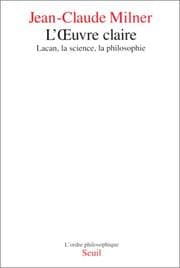 Tapa de L' œuvre claire