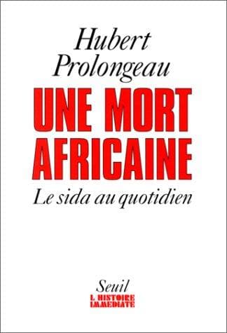 Tapa de Une mort africaine