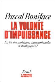 Tapa de La volonté d'impuissance