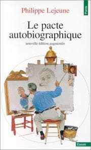 Tapa de Le pacte autobiographique