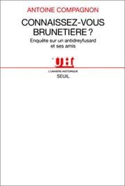 Tapa de Connaissez-vous Brunetière ?