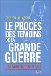 Tapa de Le Procès des témoins de la Grande Guerre