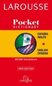Tapa de Larousse Pocket Spanish-English/English-Spanish Dictionary