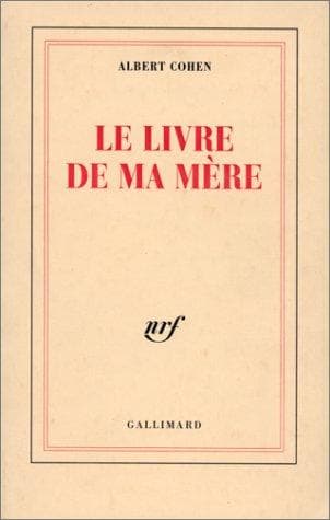 Tapa de Le livre de ma mère