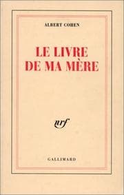 Tapa de Le livre de ma mère