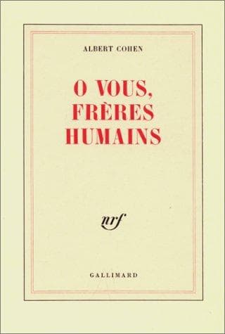 Tapa de O vous, frères humains