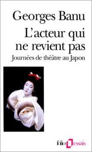 Tapa de L'Acteur qui ne revient pas. Journées de théâtre au Japon