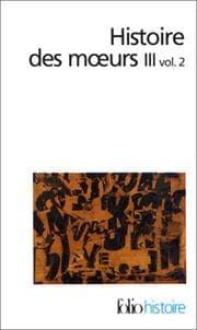 Tapa de Histoire des mÂurs, tome 3, volume 2