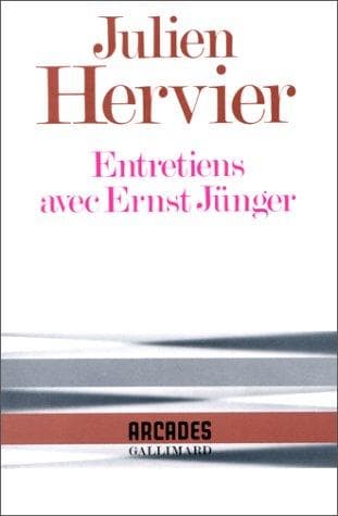 Tapa de Entretiens avec Ernst Jünger