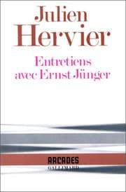 Tapa de Entretiens avec Ernst Jünger