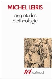Tapa de Cinq Etudes D'Ethnologie
