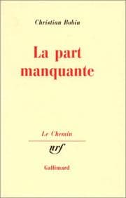 Tapa de La Part manquante