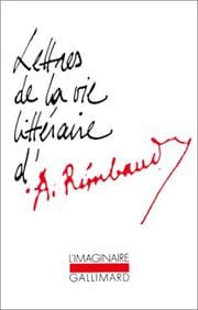 Tapa de Lettres de la vie littéraire d'Arthur Rimbaud