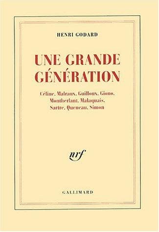 Tapa de Une grande génération