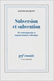 Tapa de Subversion et subvention