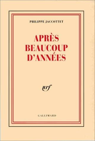 Tapa de Après beaucoup d'années