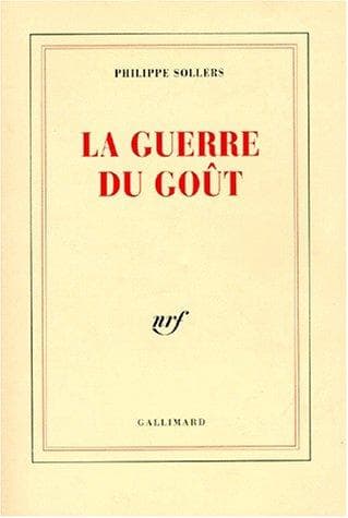 Tapa de La guerre du goût