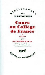 Tapa de Cours au Collège de France 1838-1851