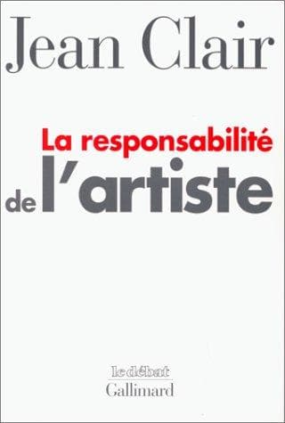 Tapa de La responsabilité de l'artiste