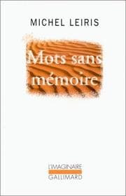 Tapa de Mots sans mémoire