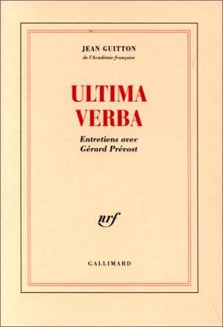 Tapa de Ultima verba