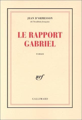 Tapa de Le  rapport Gabriel