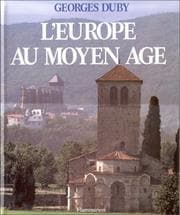 Tapa de Europe Au Moyen Age, L'