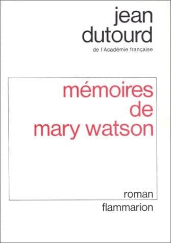 Tapa de Mémoires de Mary Watson