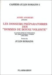Tapa de Les dossiers préparatoires des "Hommes de bonne volonté"