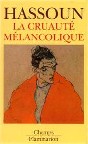 Tapa de La cruauté mélancolique