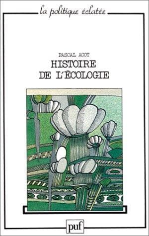 Tapa de Histoire de l'écologie