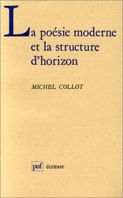 Tapa de La poésie moderne et la structure d'horizon