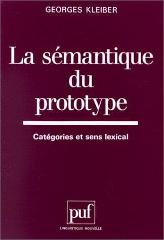 Tapa de La sémantique du prototype