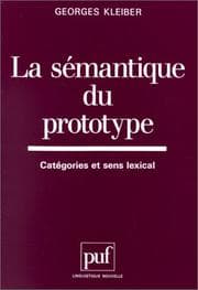 Tapa de La sémantique du prototype