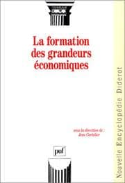 Tapa de La Formation des grandeurs économiques