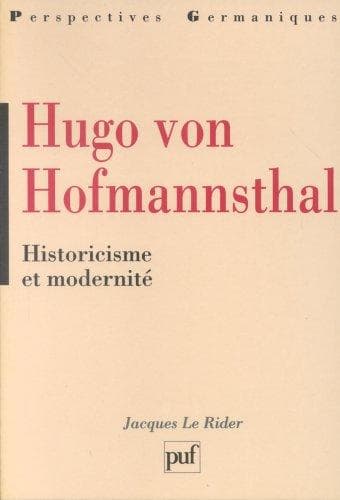 Tapa de Hugo von Hofmannsthal