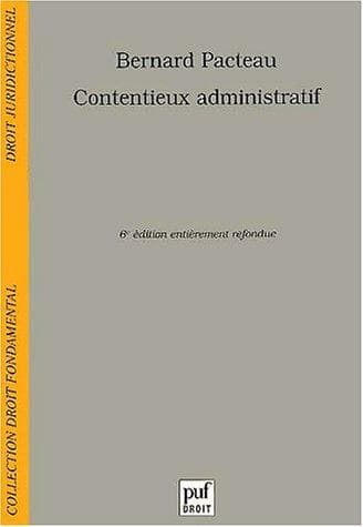 Tapa de Contentieux administratif (6e édition)