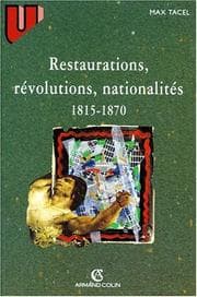 Tapa de Restaurations, révolutions, nationalités