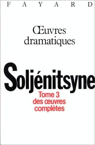 Tapa de Oeuvres complètes, tome 3