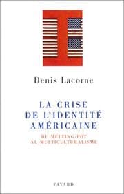Tapa de La crise de l'identité américaine