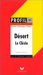 Tapa de Profil d'une oeuvre : Désert, Le Clézio