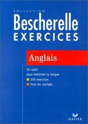 Tapa de Bescherelle Exercices Anglais (French and English Edition)