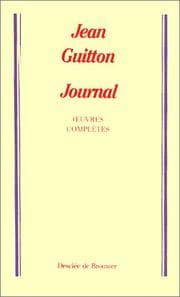 Tapa de Journal de ma vie